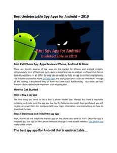 Android Spy App No Jailbreak